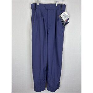 Sun Mountain Tempest Rain Pants Golf Waterproof Teflon Navy Mens L Deadstock VTG